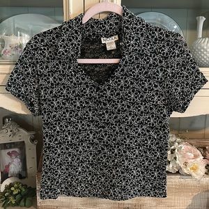 Nicola floral patterned top